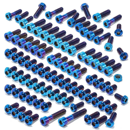 Titanium Motorcycle Screws and Bolts Set for Segway X160 X260 Sur-ron Light Bee X