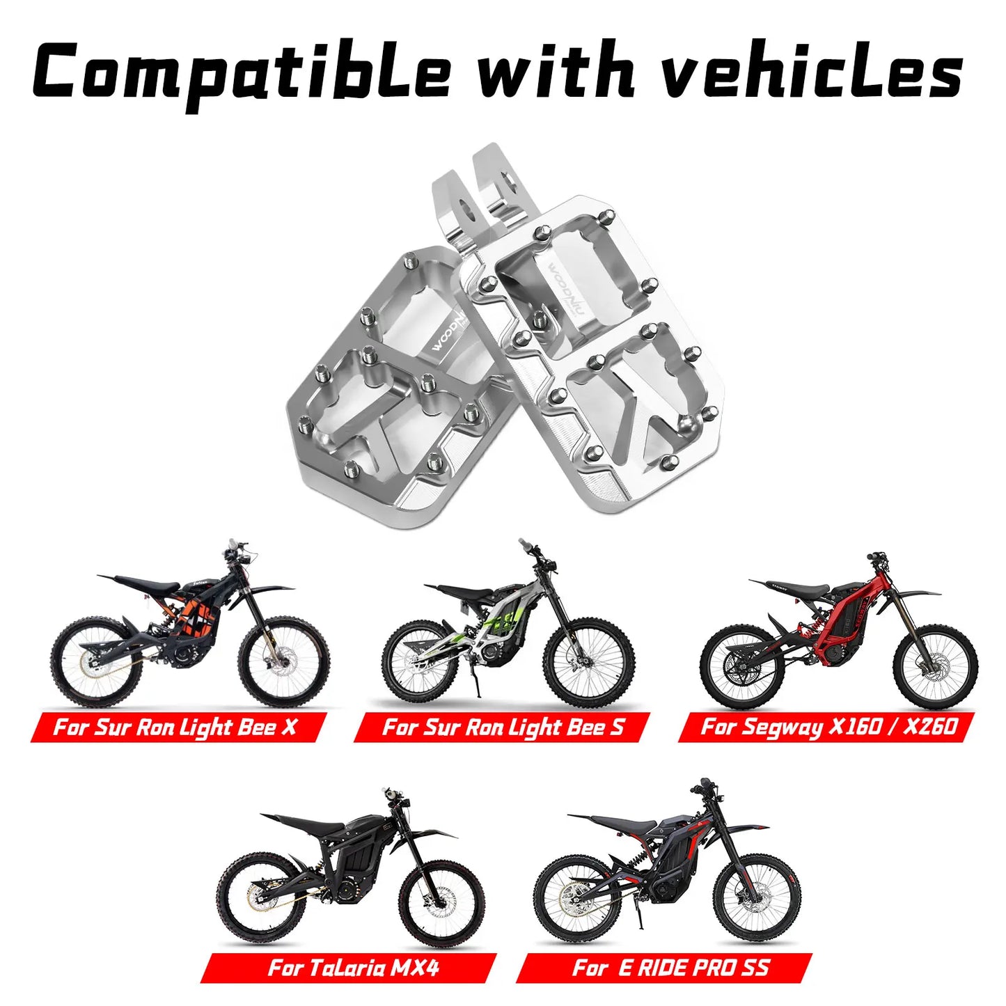E-Moto Foot Pegs